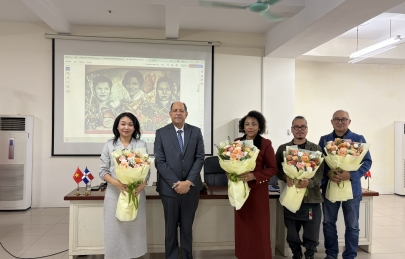 LỄ PHÁT ĐỘNG CUỘC THI VẼ TRANH “SẮC MÀU CỦA TỰ DO” TẠI TRƯỜNG ĐẠI HỌC MỸ THUẬT VIỆT NAM